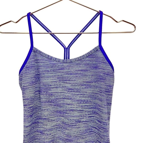 LULULEMON Wee are from Space Power Y Racerback Heather Purple Tank Top Women's 6 - Picture 5 of 12
